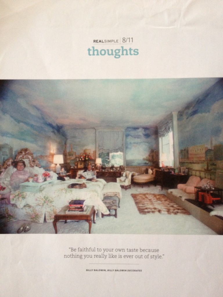 Photo: Real Simple magazine August 2011