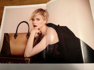 Michelle Williams Louis Vuitton ad campaign